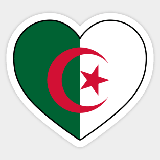 Heart - Algeria _037 Sticker